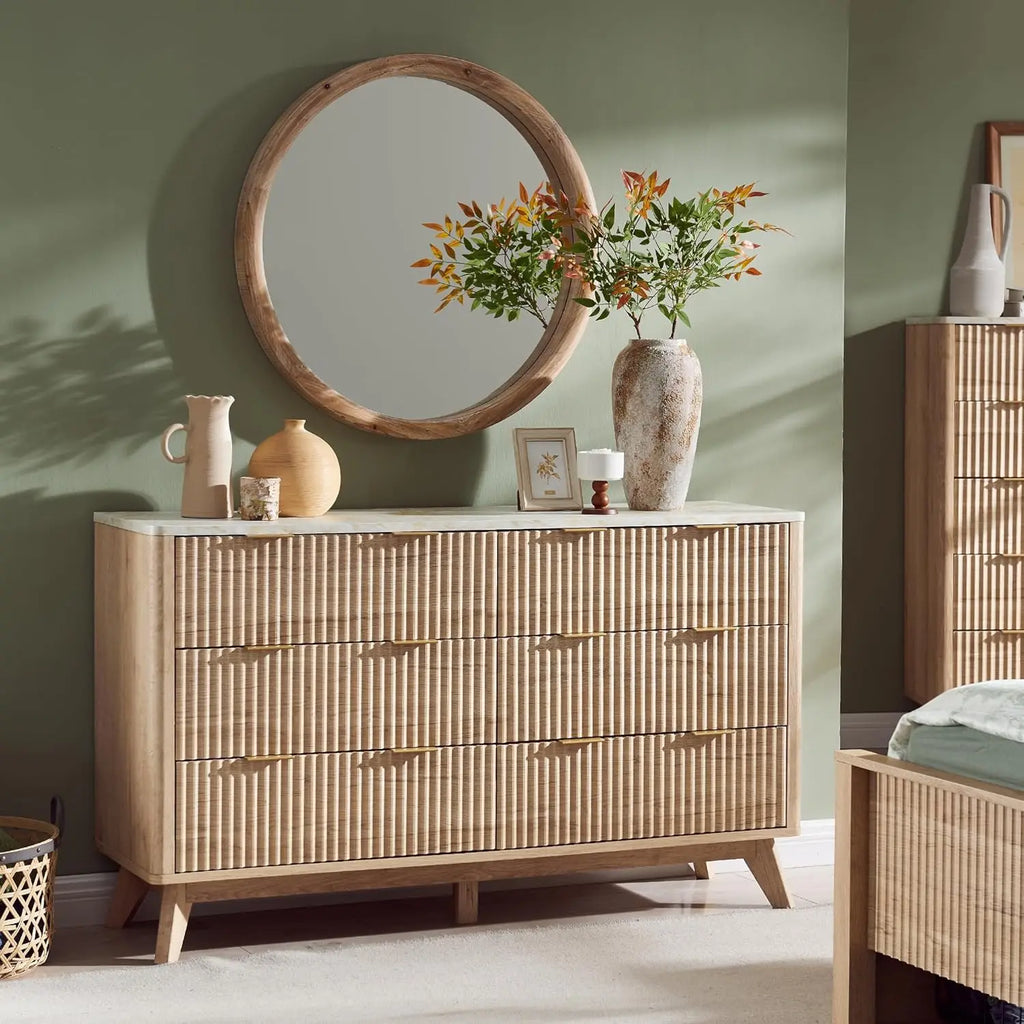 Fluted  Dresser