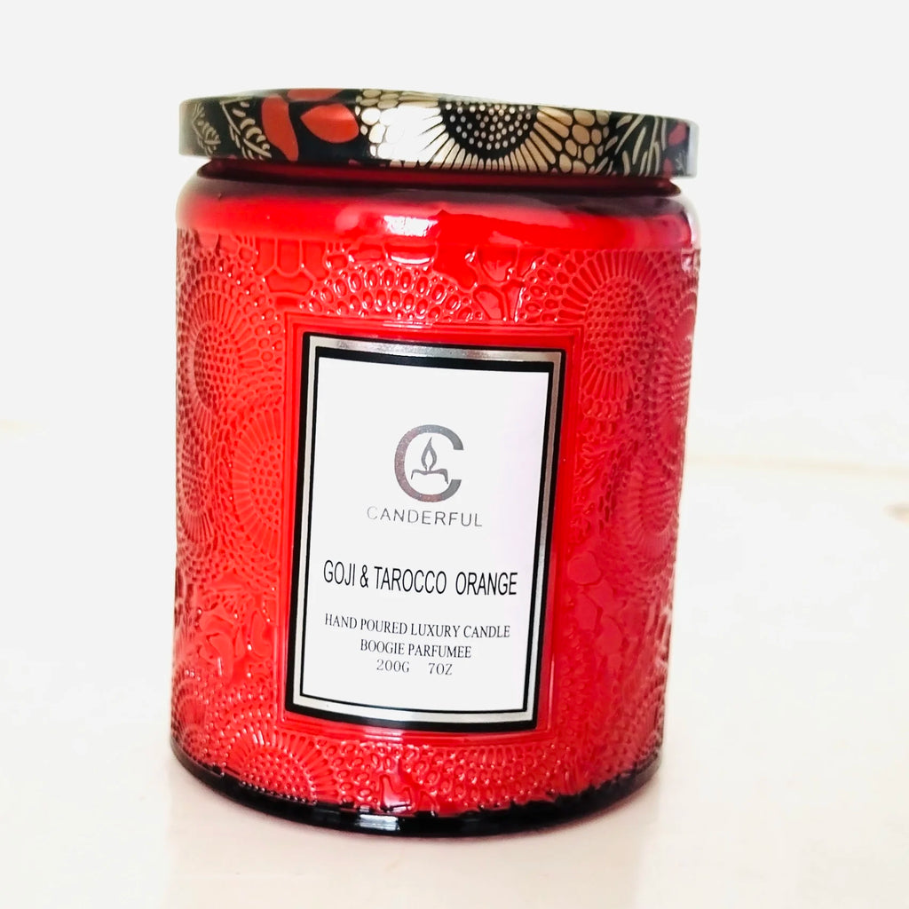 Glass Scented Soy Candle