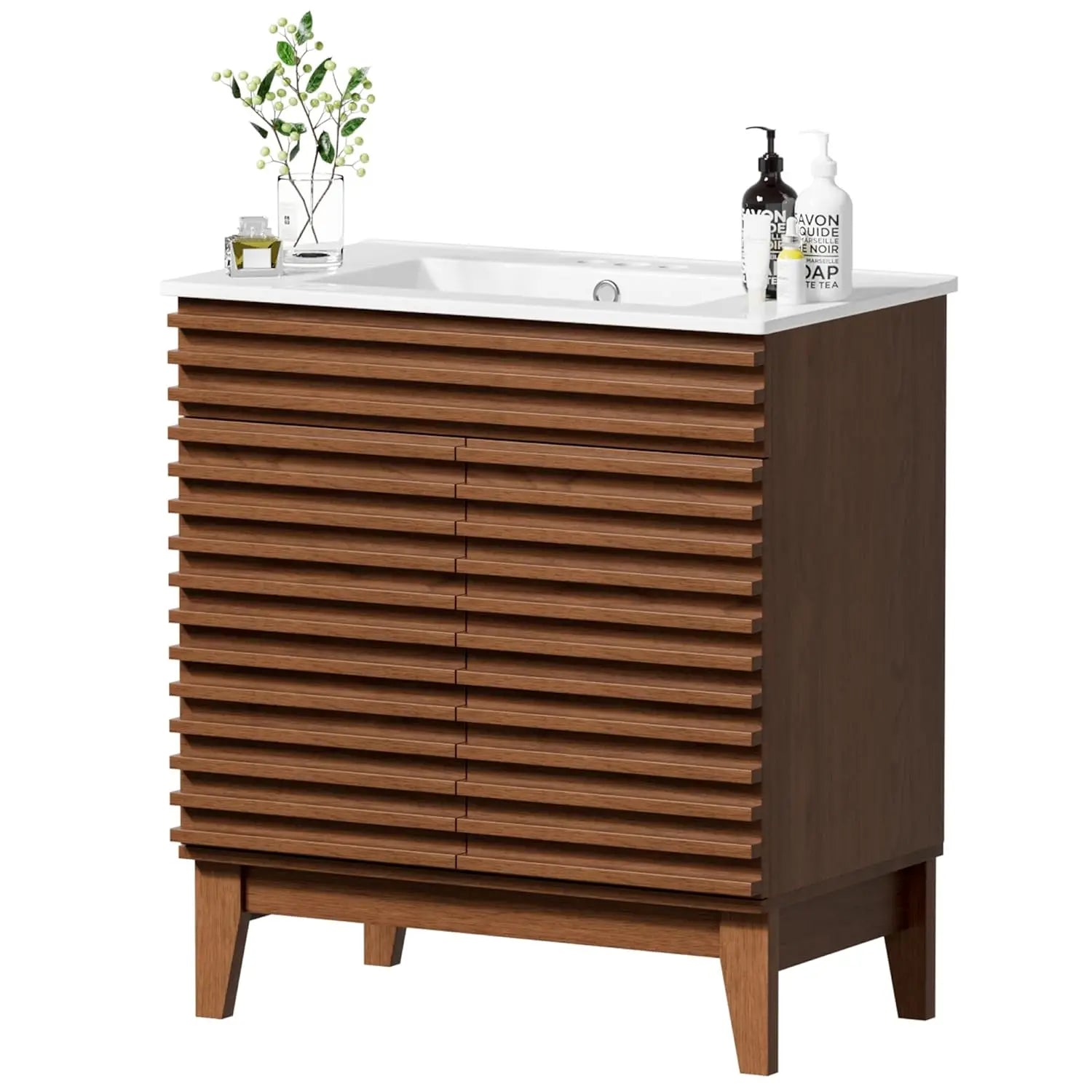 Mid-Century Bathroom Vanity