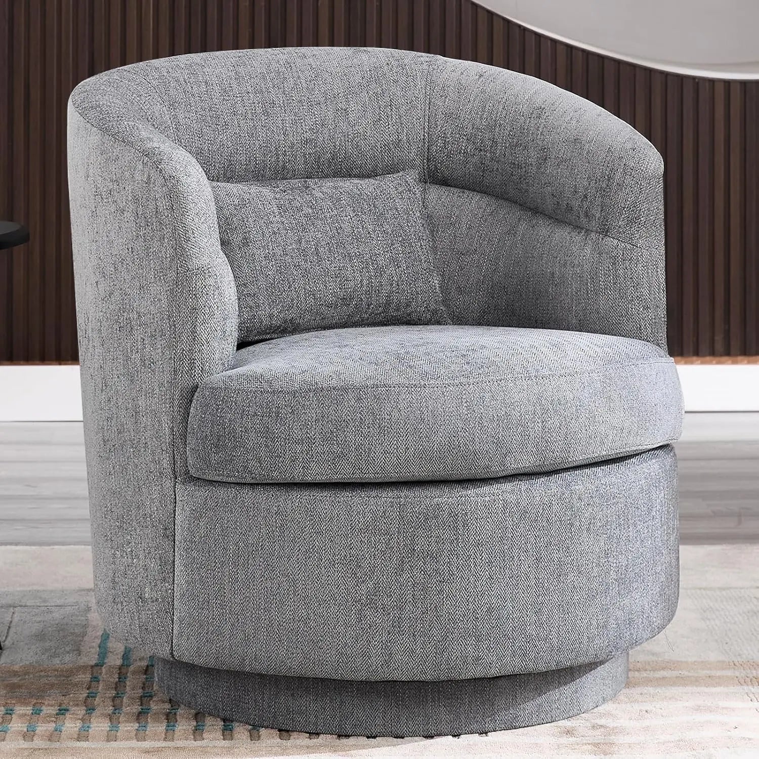 Swivel Barrel Chair Set of 2