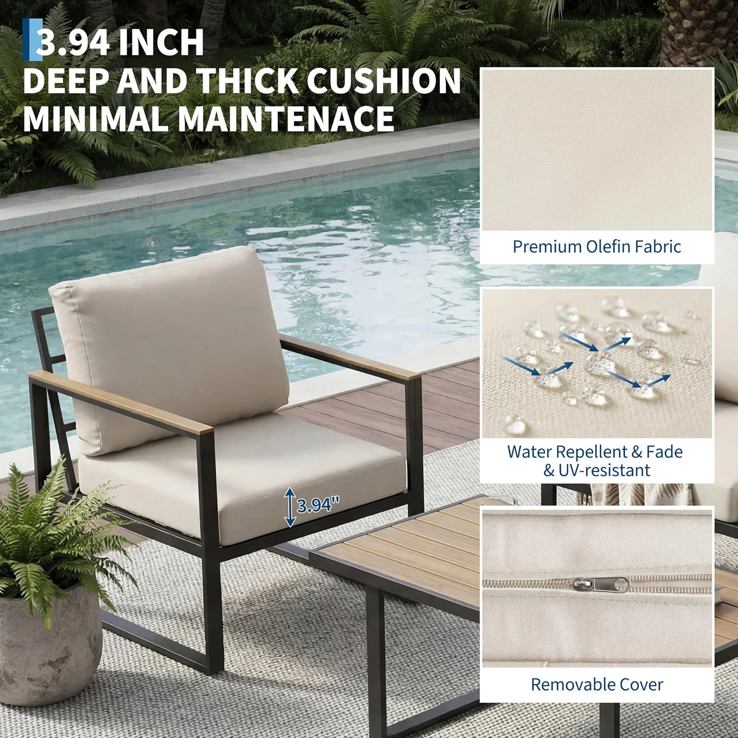4-Piece Patio Furniture