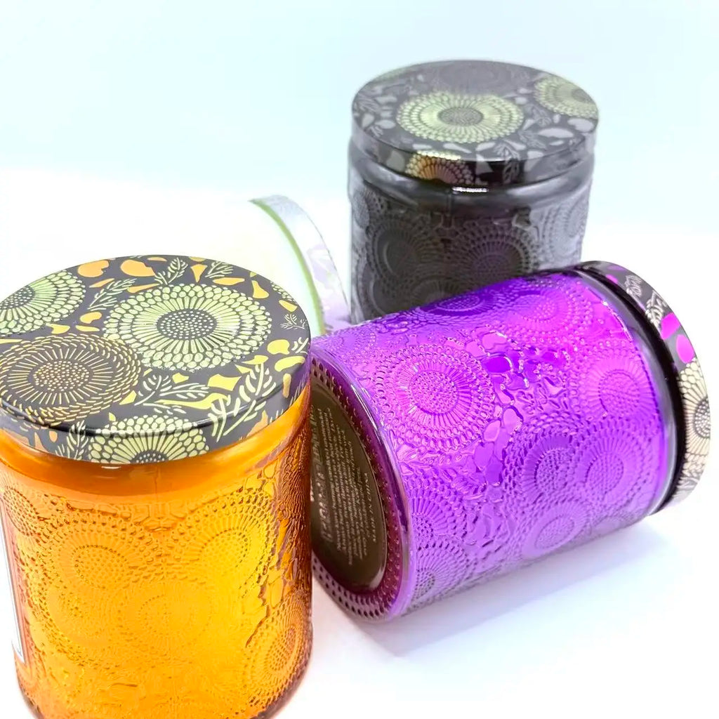 Glass Scented Soy Candle
