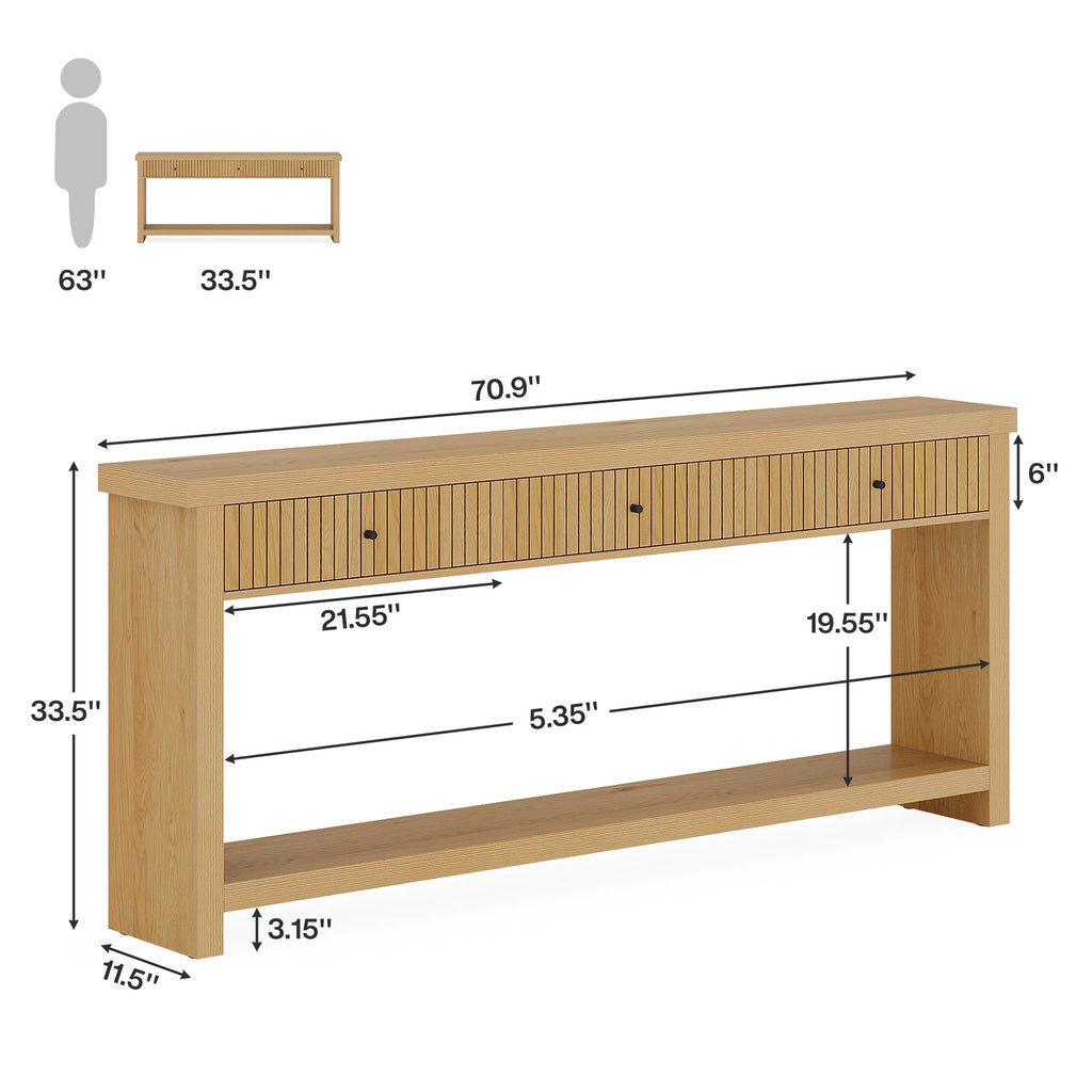 Console Table with Drawers