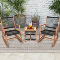 Bistro Table & Rocking Chair Set