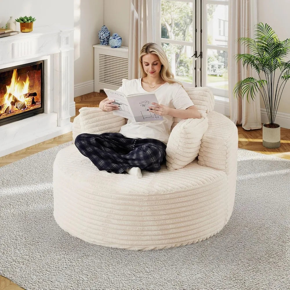 Round Oversized Lounge Chair