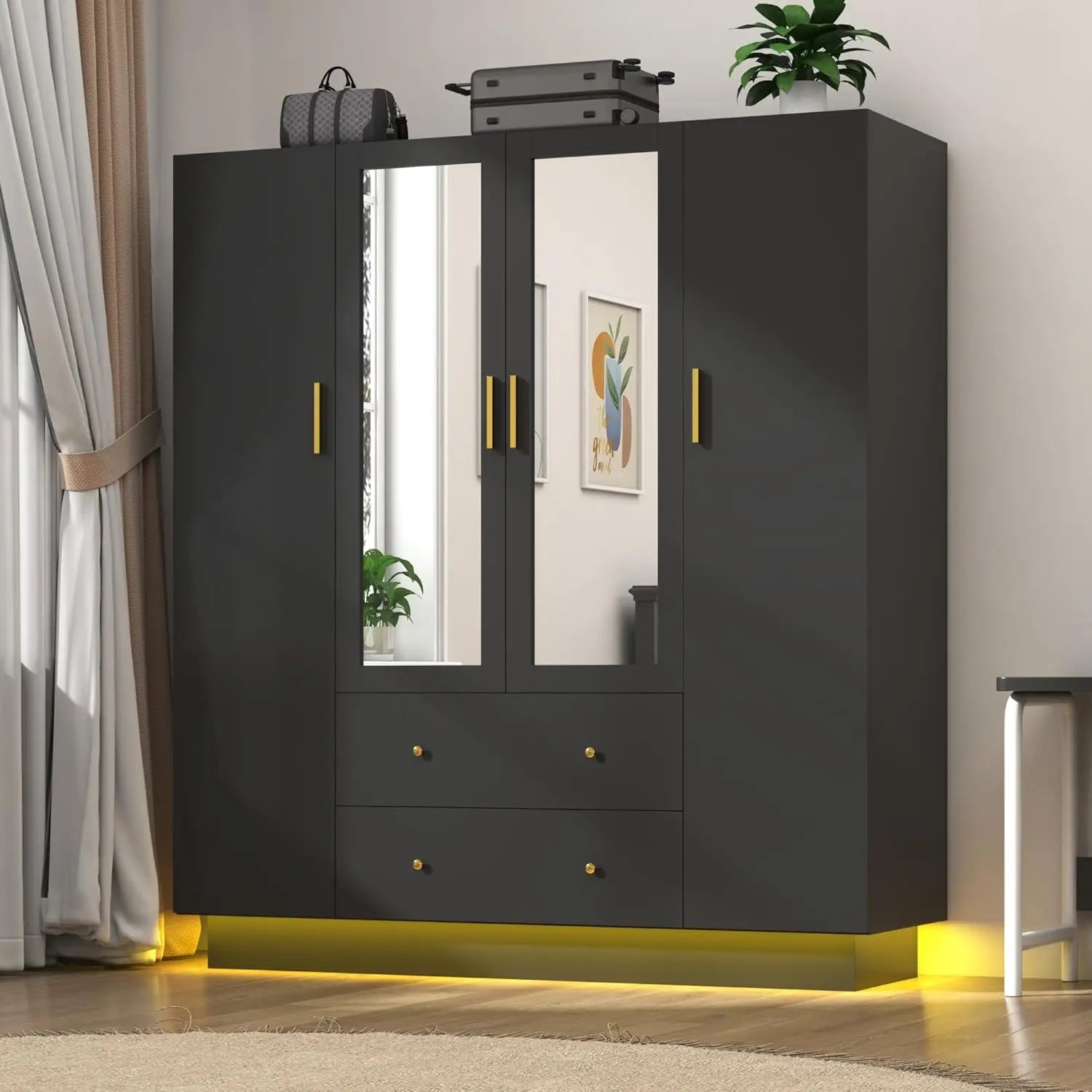 Armoire with Mirror