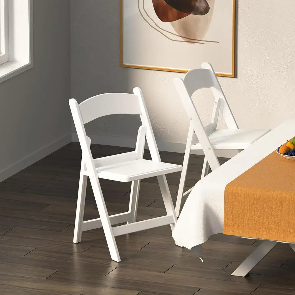 Resin Folding Chairs (4)