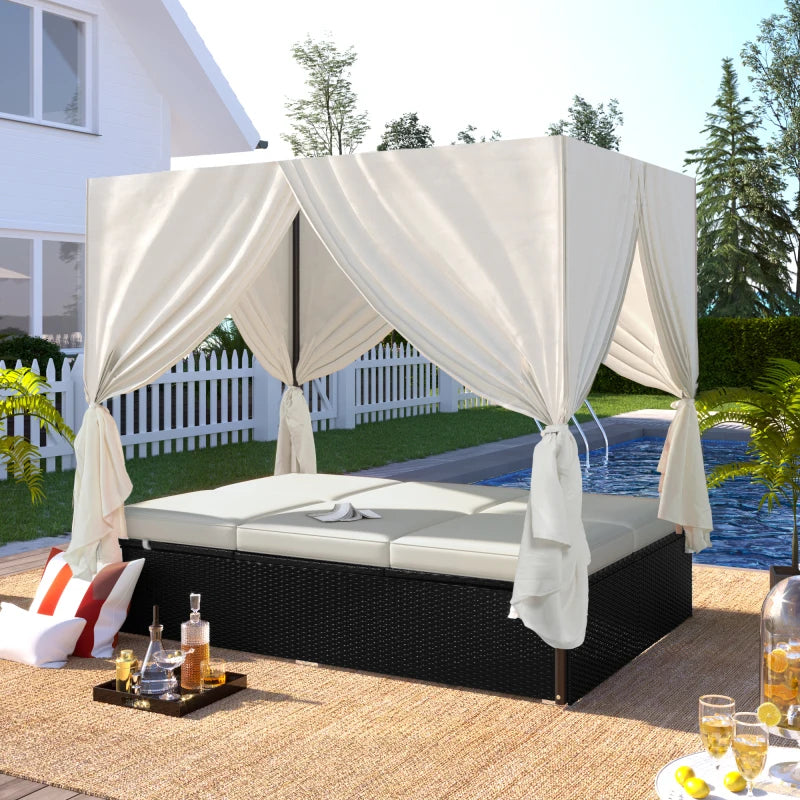 Outdoor sunbathing bed