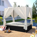 Outdoor sunbathing bed
