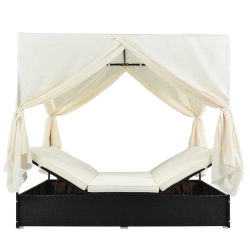 Outdoor sunbathing bed
