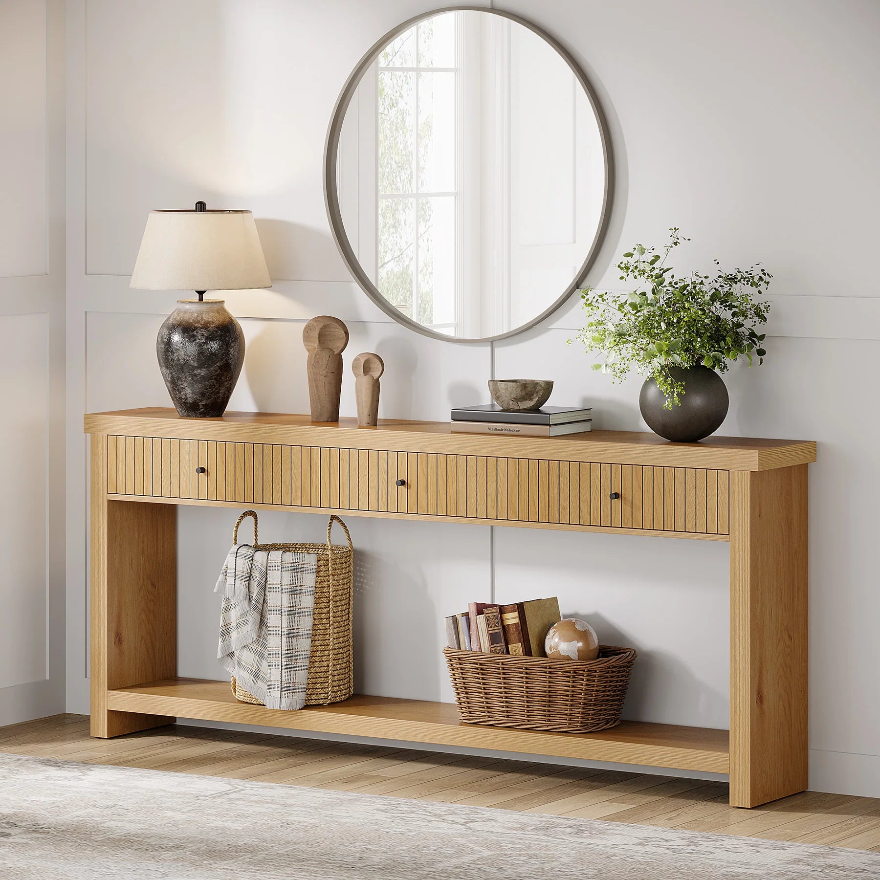 Console Table with Drawers