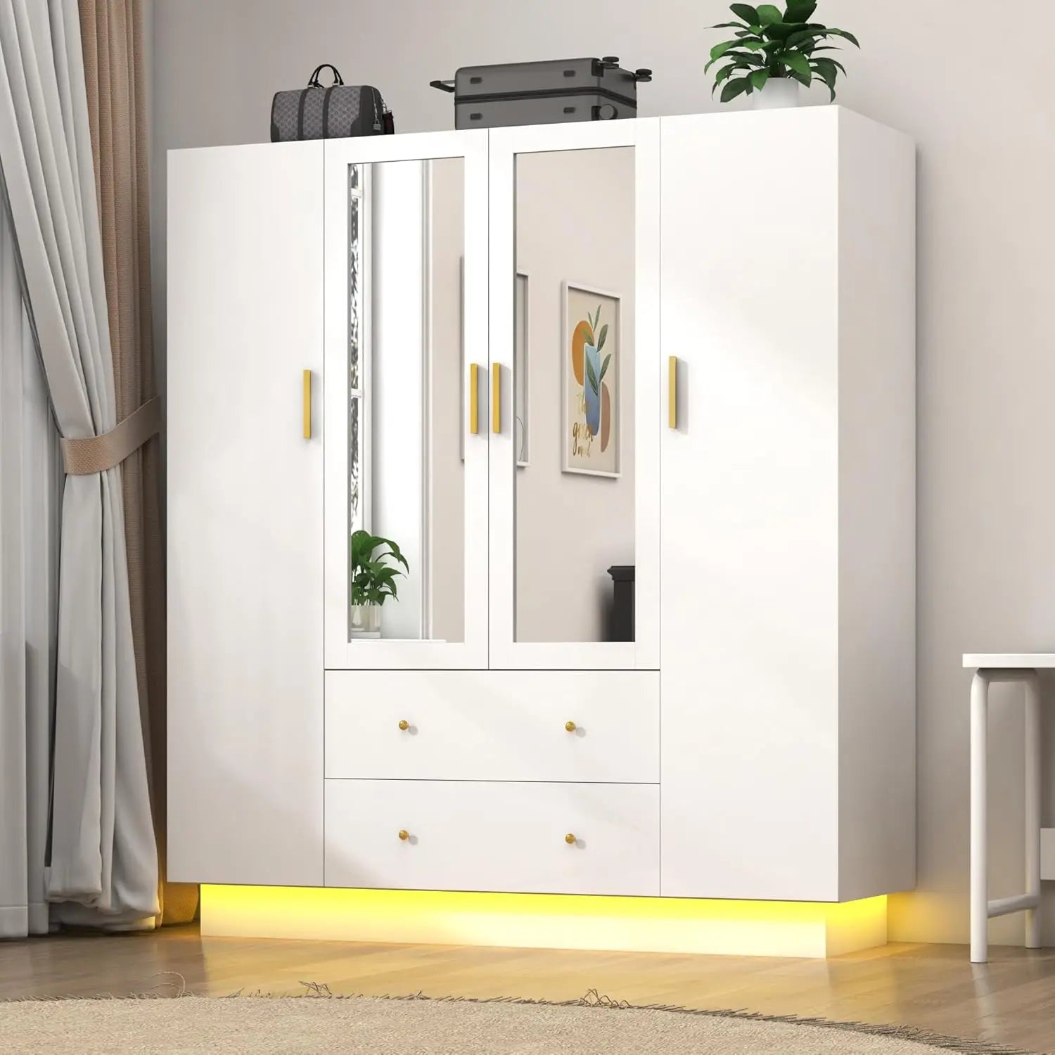 Armoire with Mirror