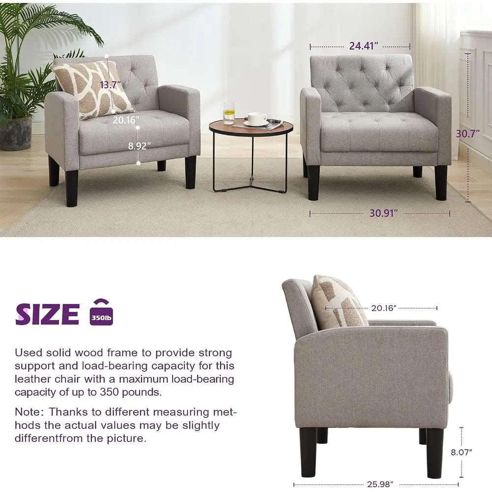 Accent Chairs Set of 2