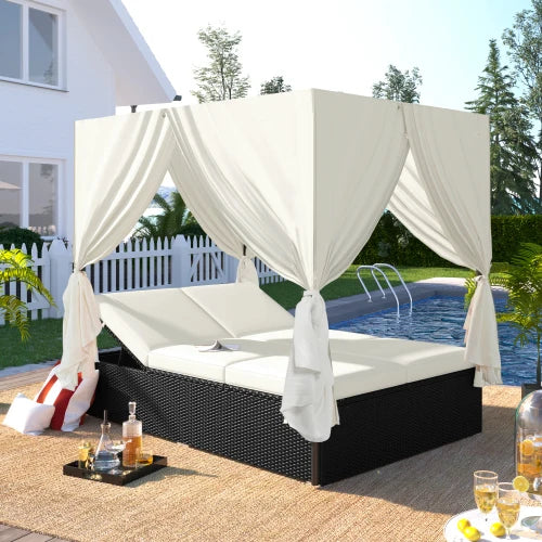 Outdoor sunbathing bed