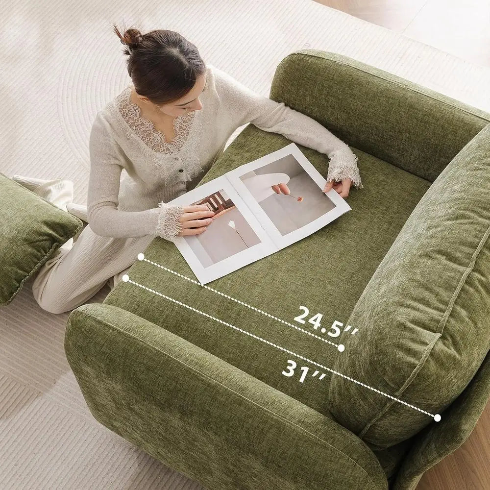 Oversized Accent Chair with Storage,