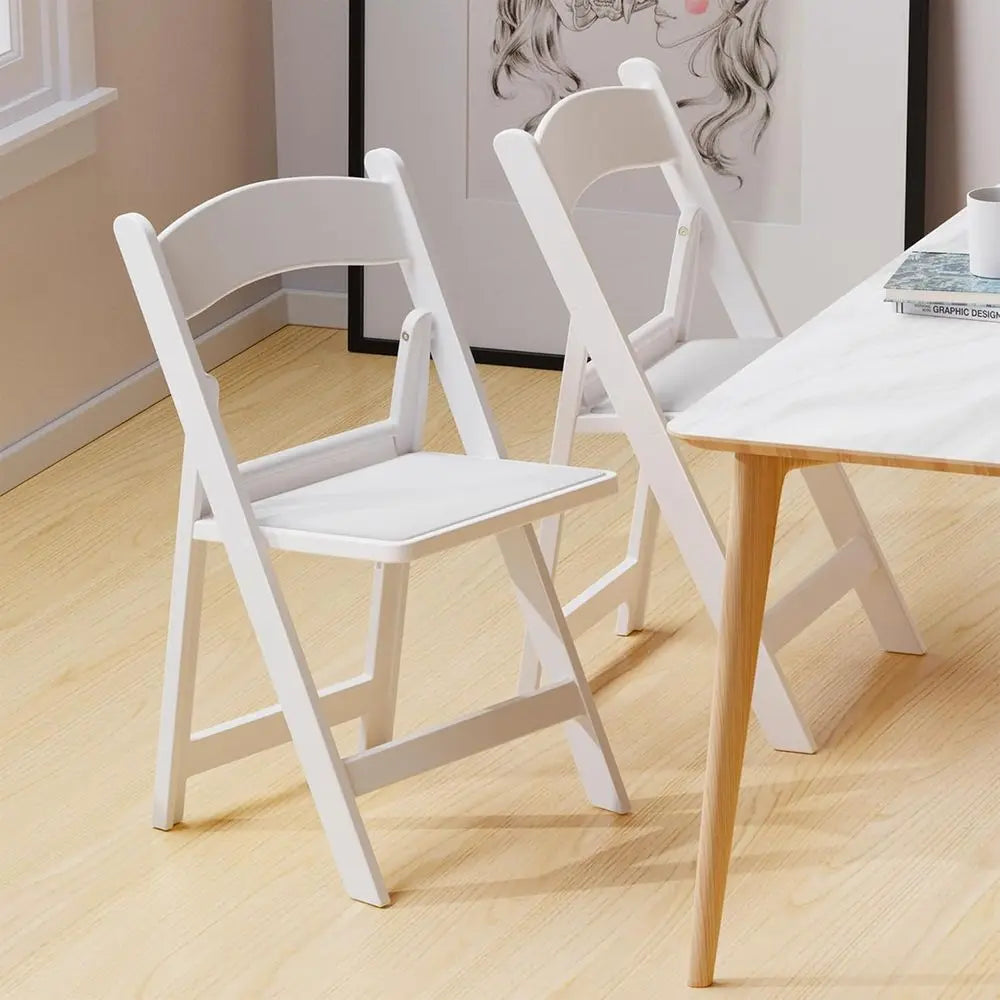 Resin Folding Chairs (4)