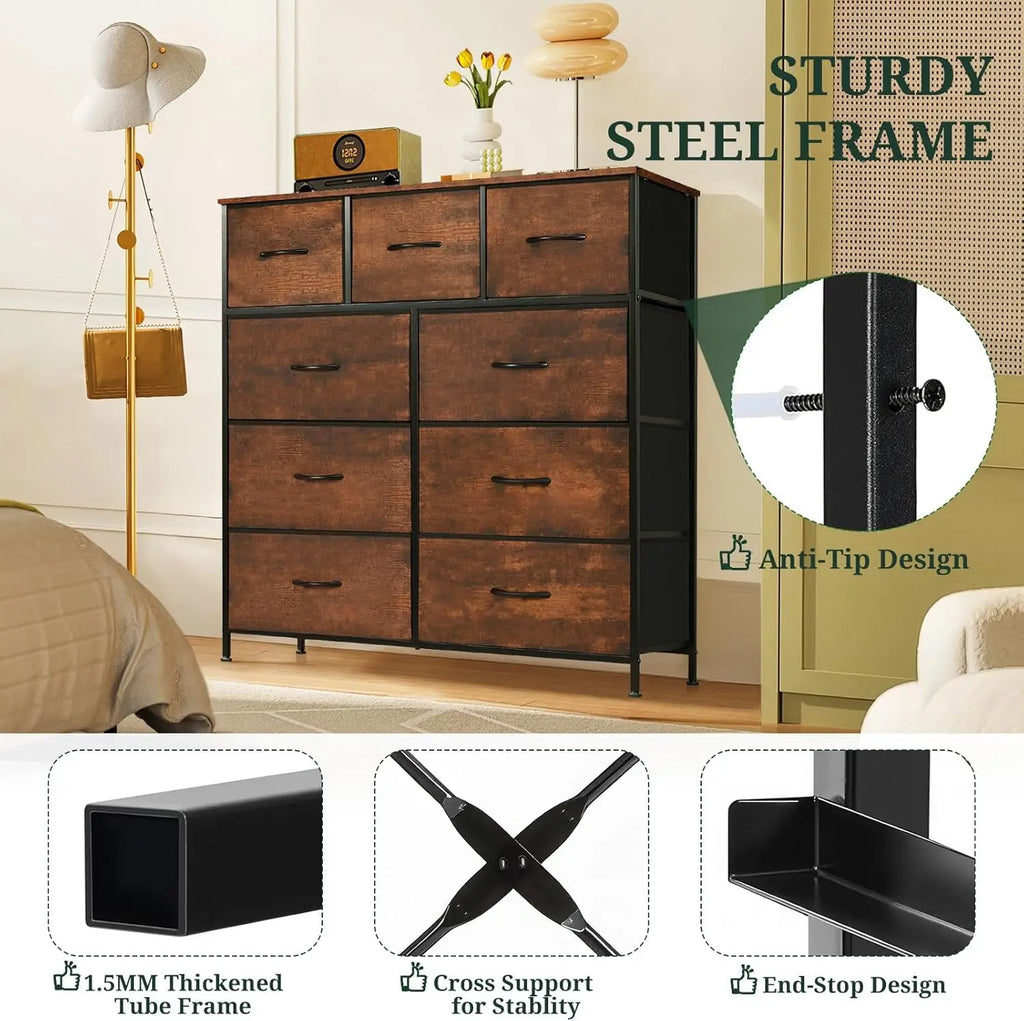 9-Drawer Dresser