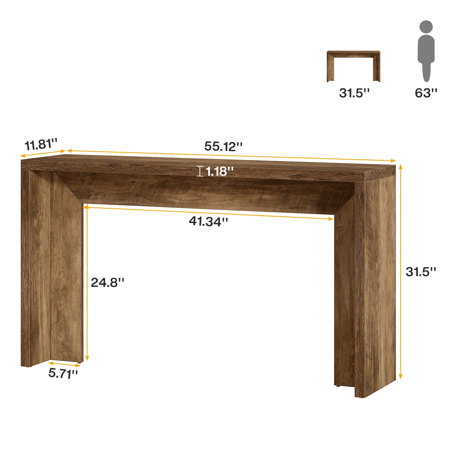 Farmhouse Console Table,