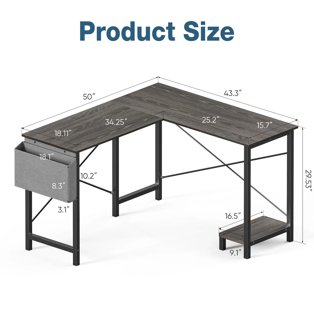 Gaming Corner 50 Inch Office Table