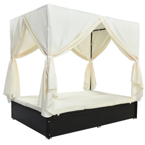 Outdoor sunbathing bed