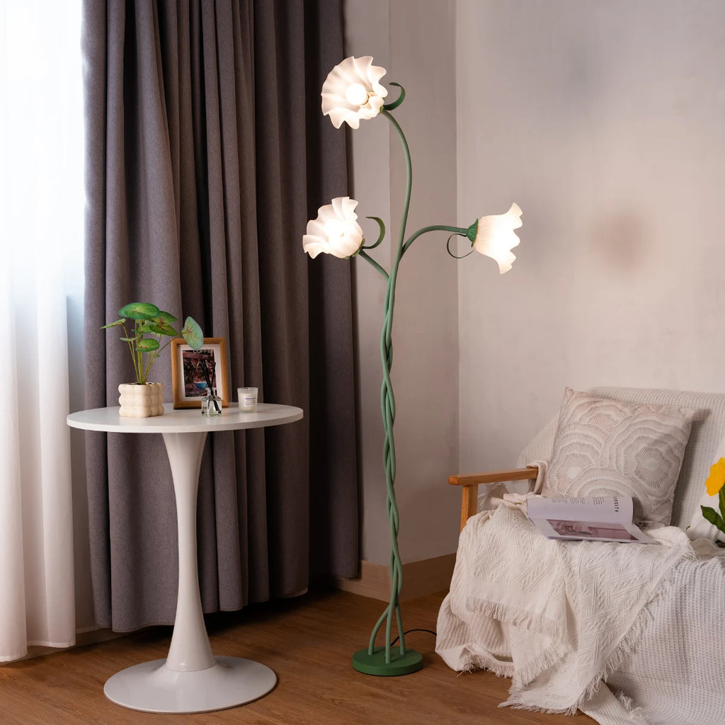 Retro Flower Floor Lamp