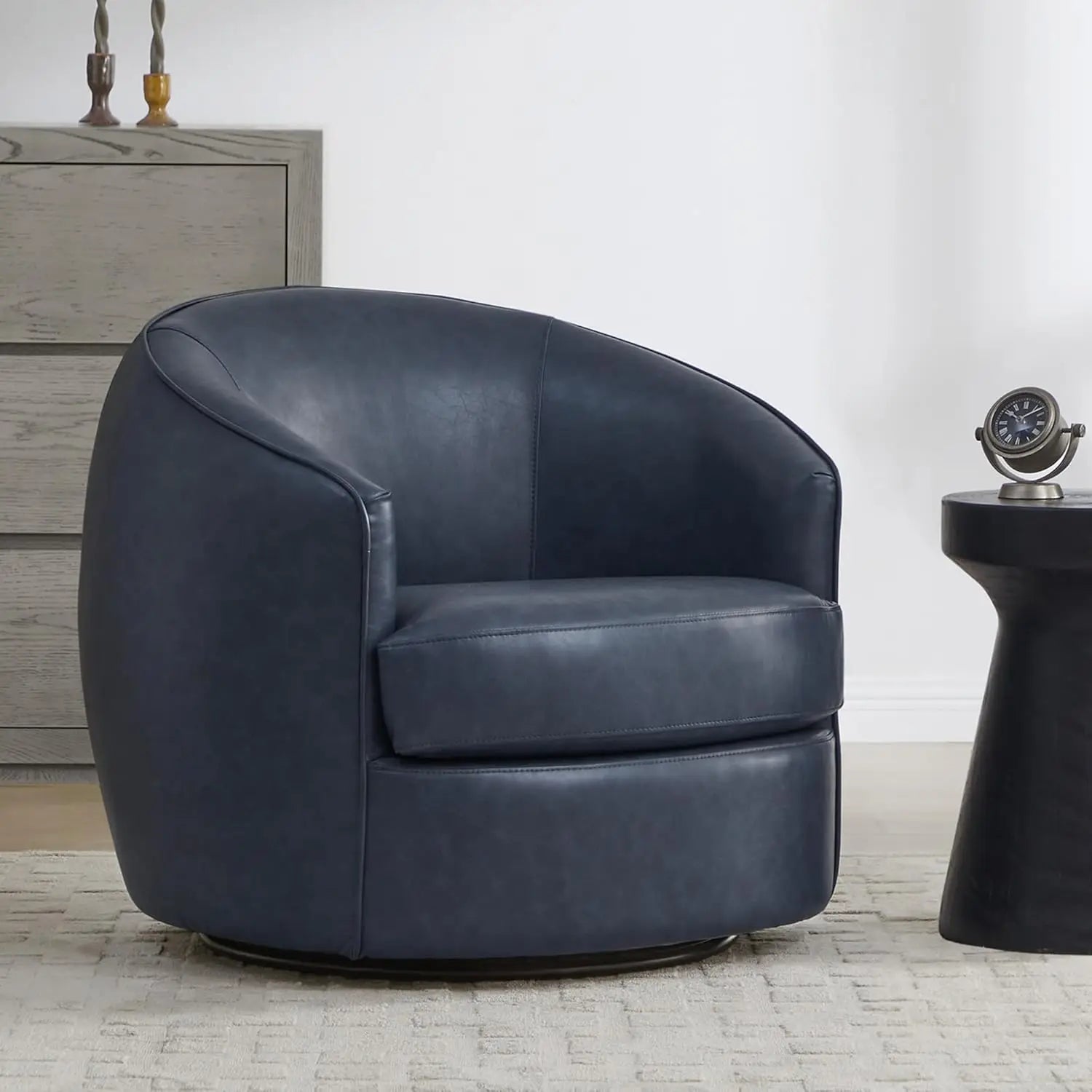 Swivel Barrel Chair
