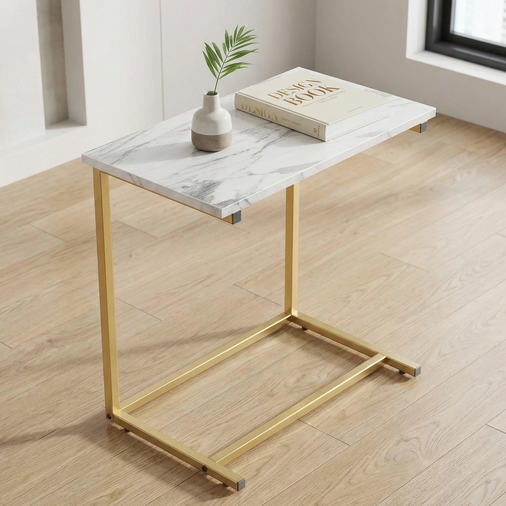 C Shaped End Table