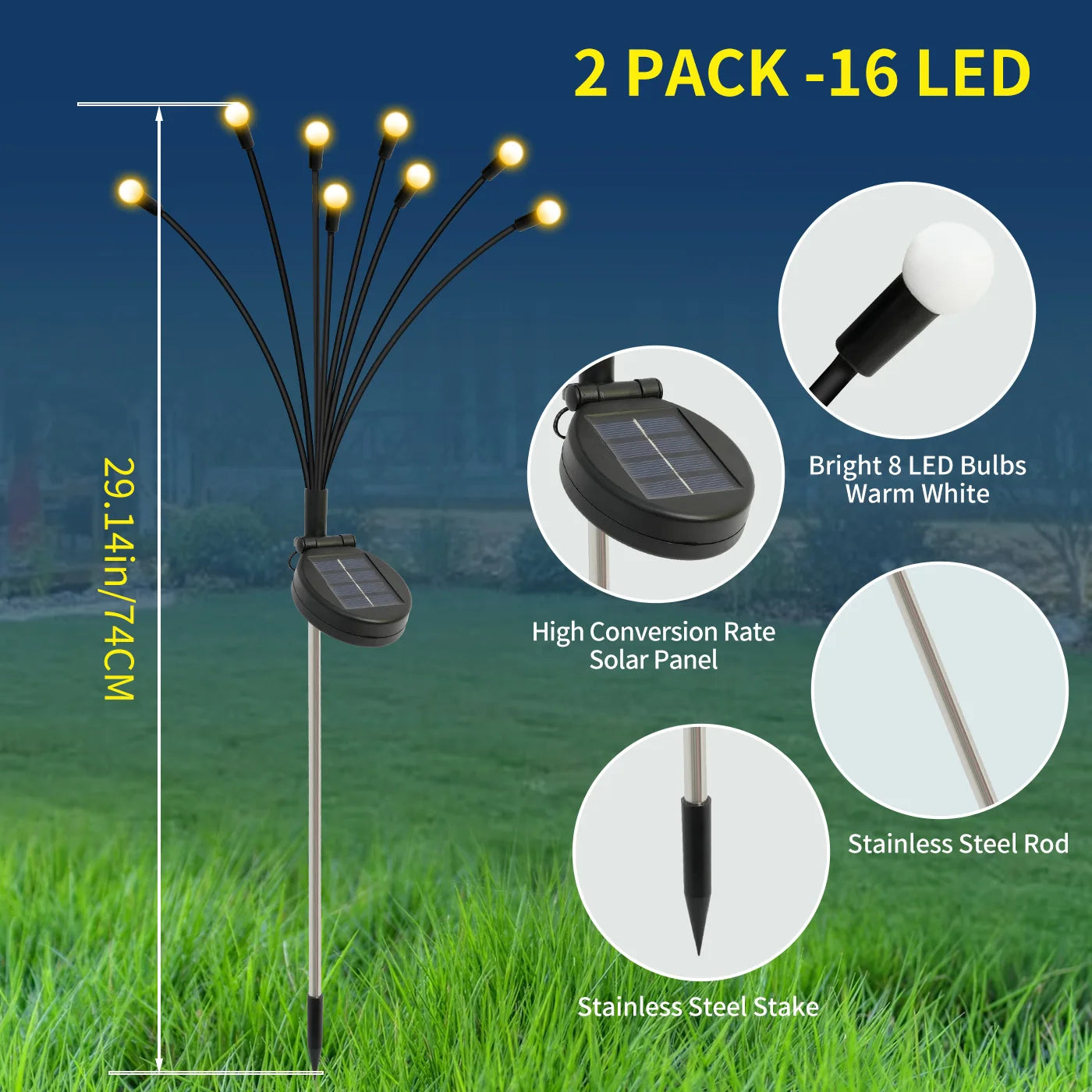 Solar Firefly Lights