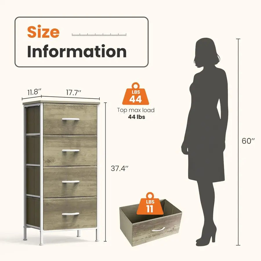 Dresser with 4  Drawers