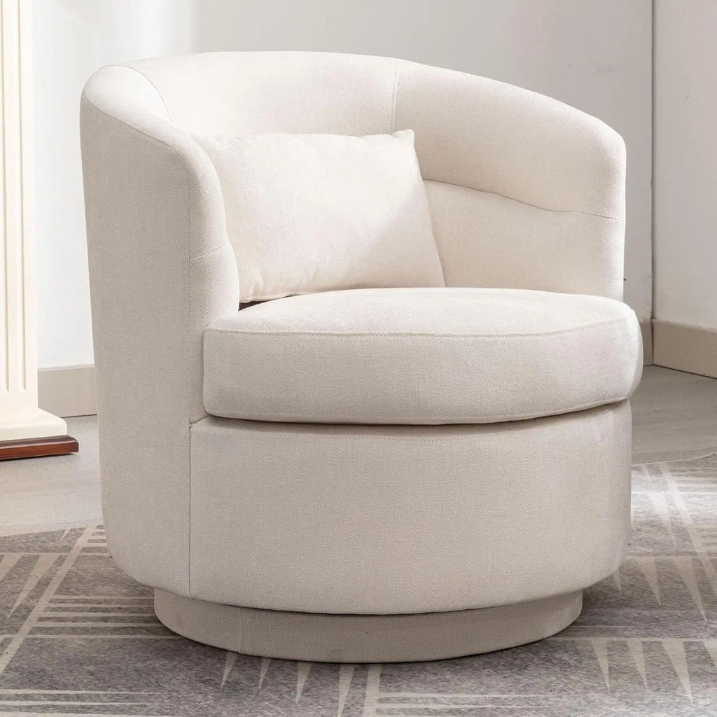 Swivel Barrel Chair Set of 2