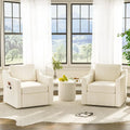 360° Swivel Accent Chair Set