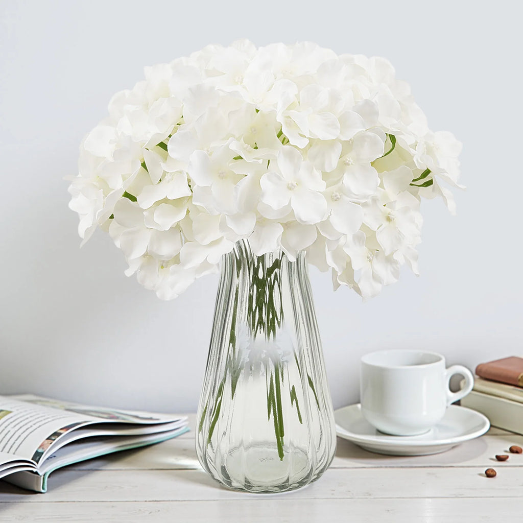 White Silk Hydrangea Bouquet