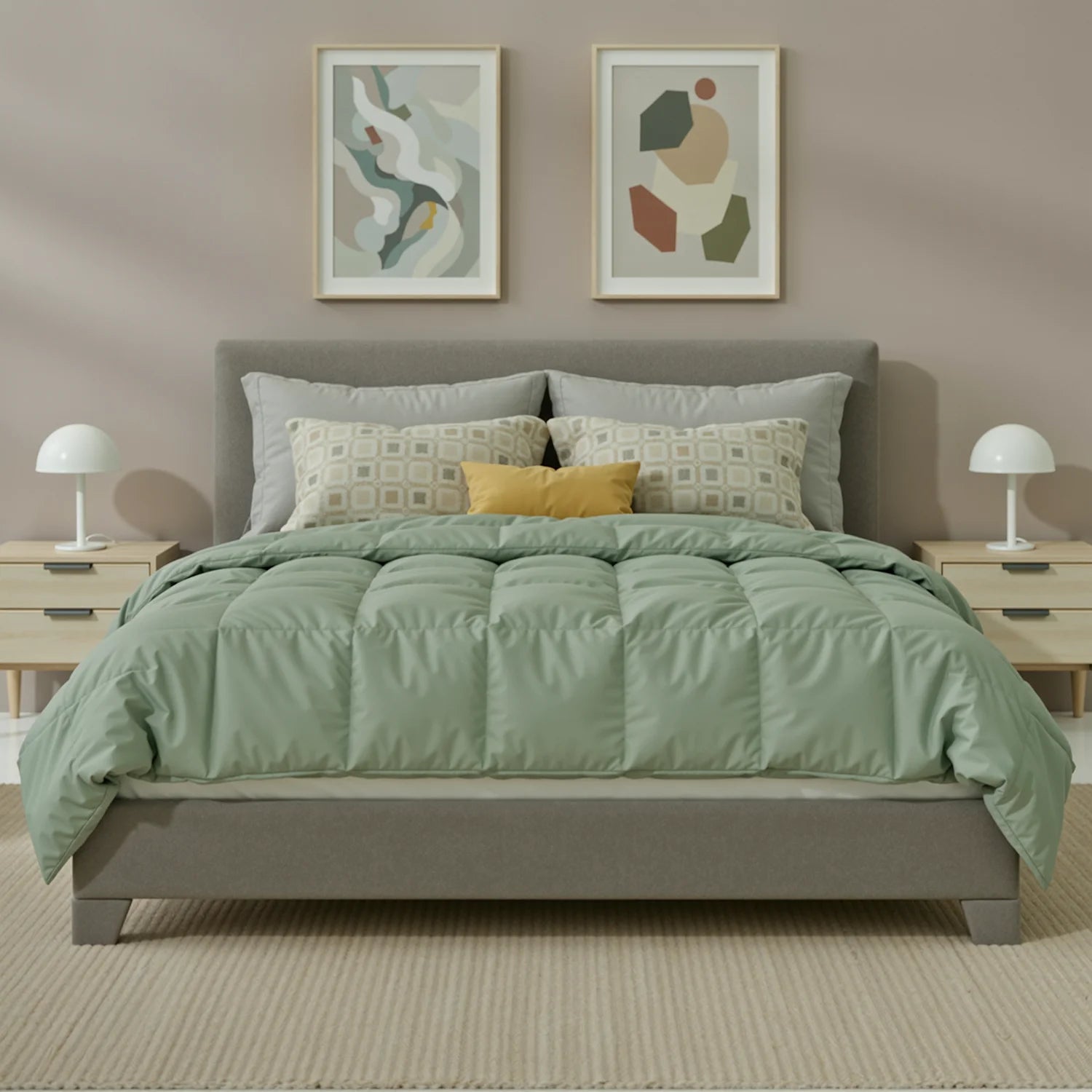 Full/Queen/King Upholstered Bed Frame