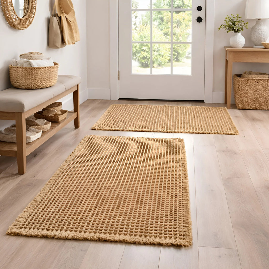 Waffle Weave Bathroom Mat