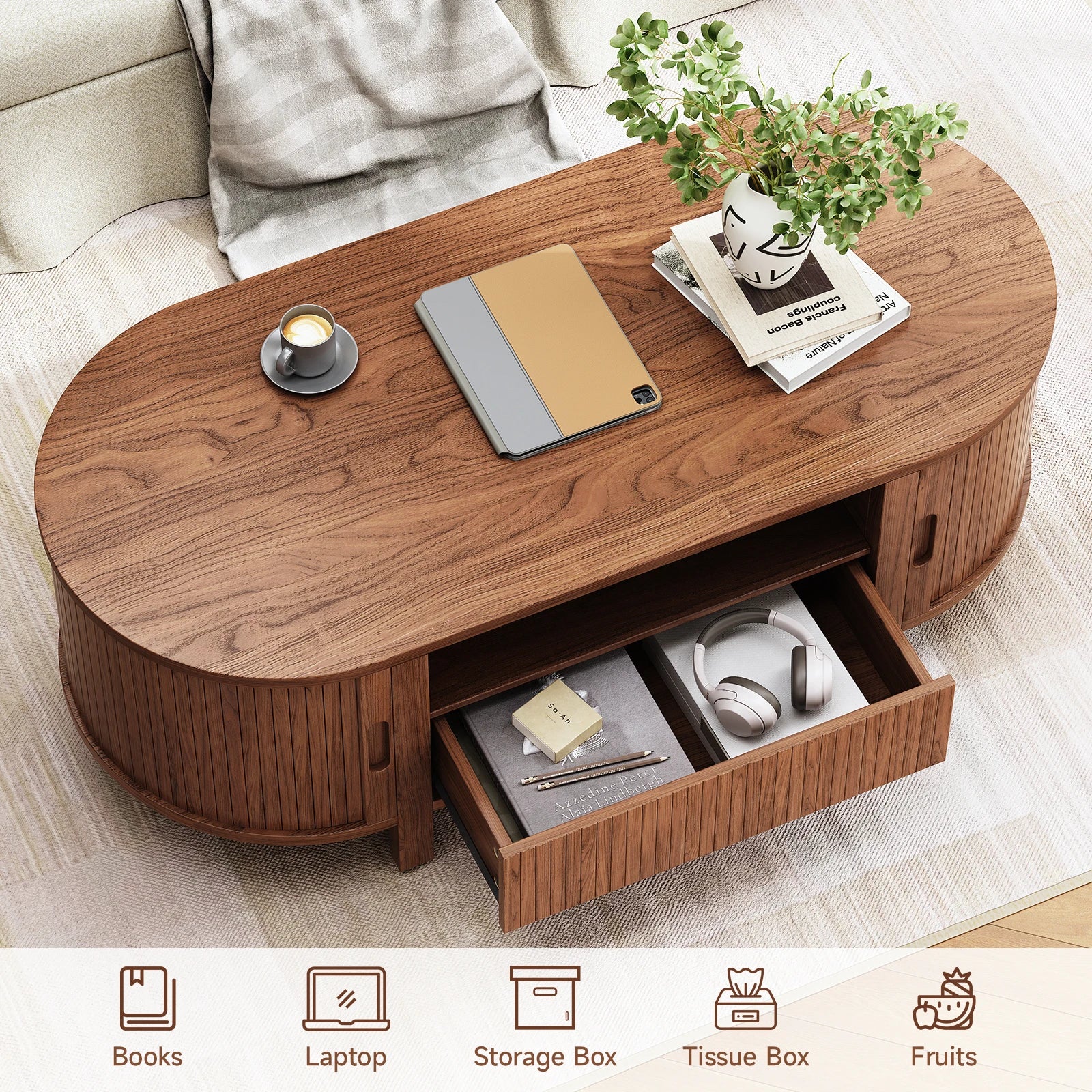 Oval Coffee Table