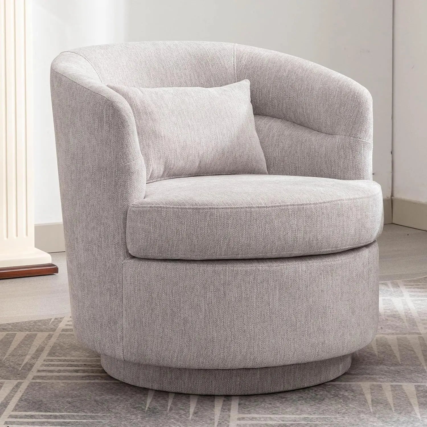 Swivel Barrel Chair Set of 2