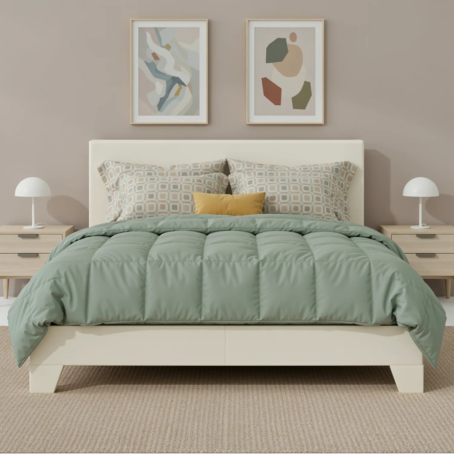 Full/Queen/King Upholstered Bed Frame