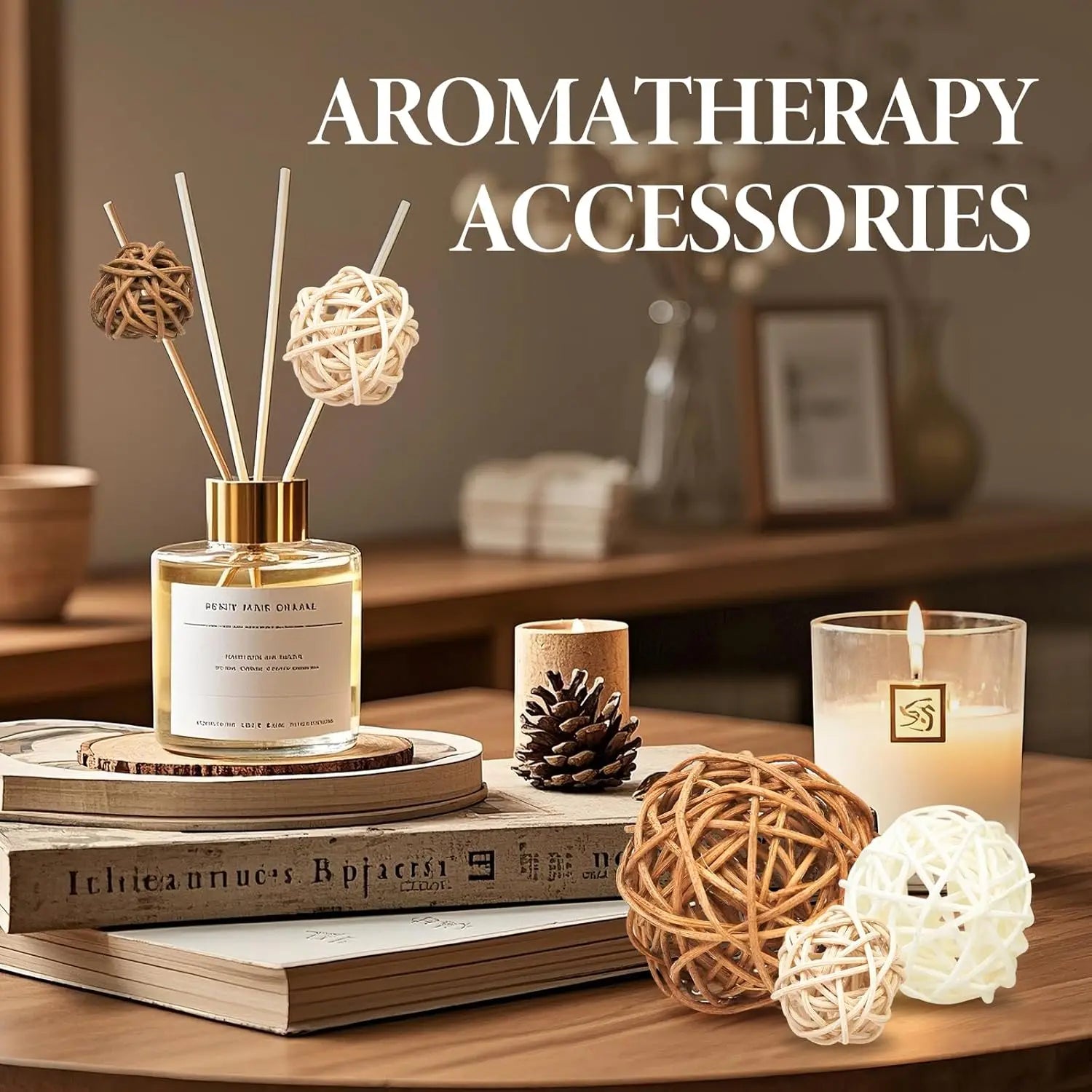 Natural Woven Rattan Balls