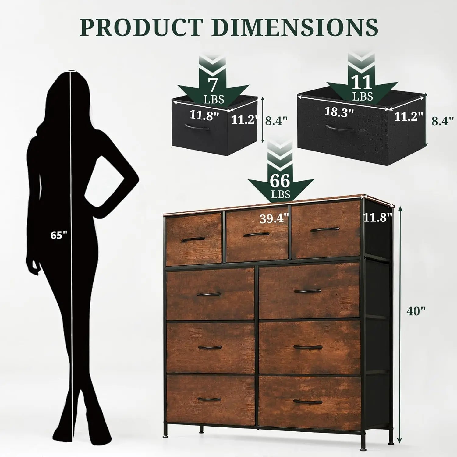 9-Drawer Dresser