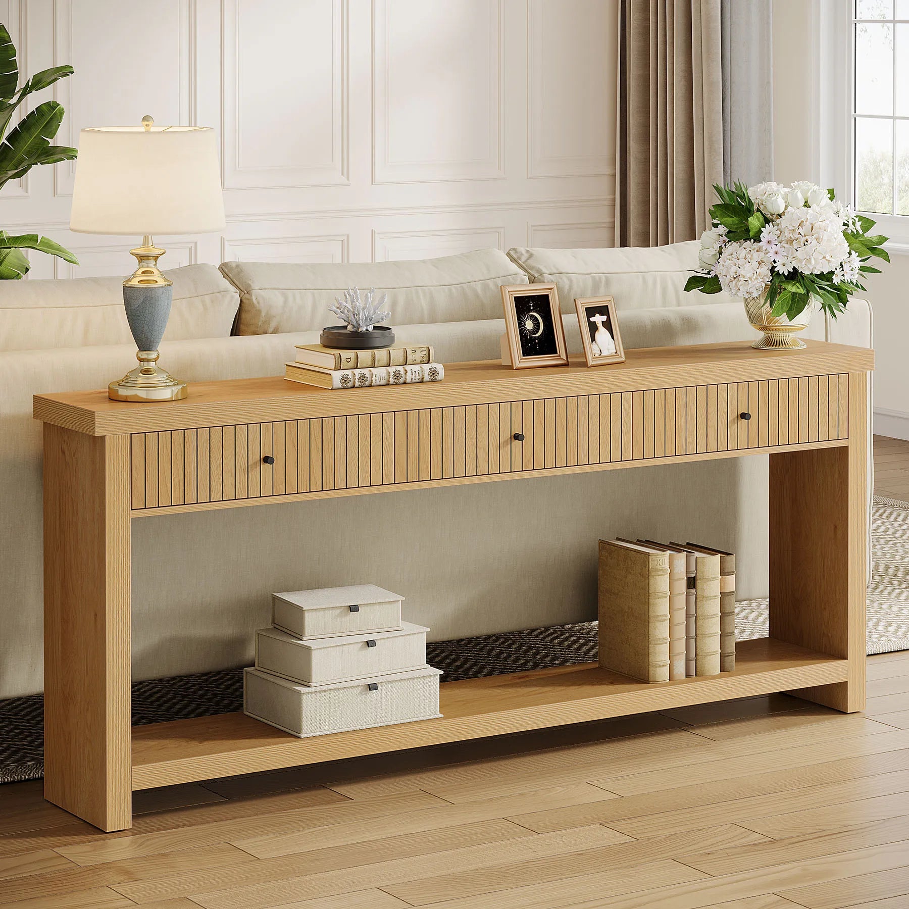 Console Table with Drawers
