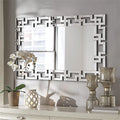 Rectangle Silver Venetian Art Mirror