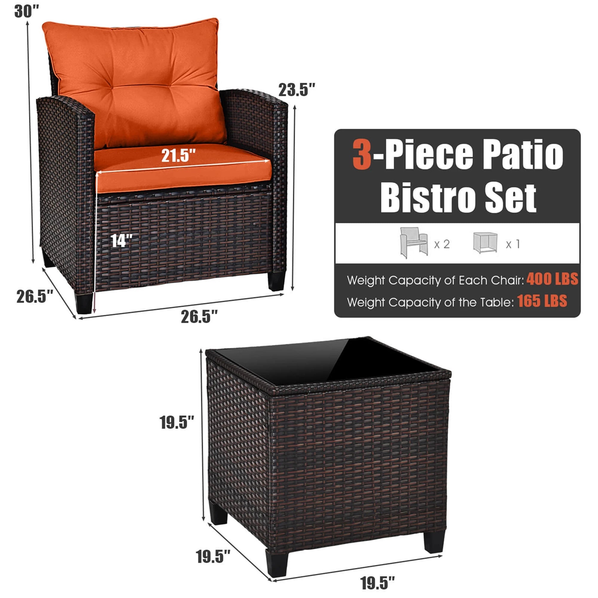 3 PCS Furniture Set