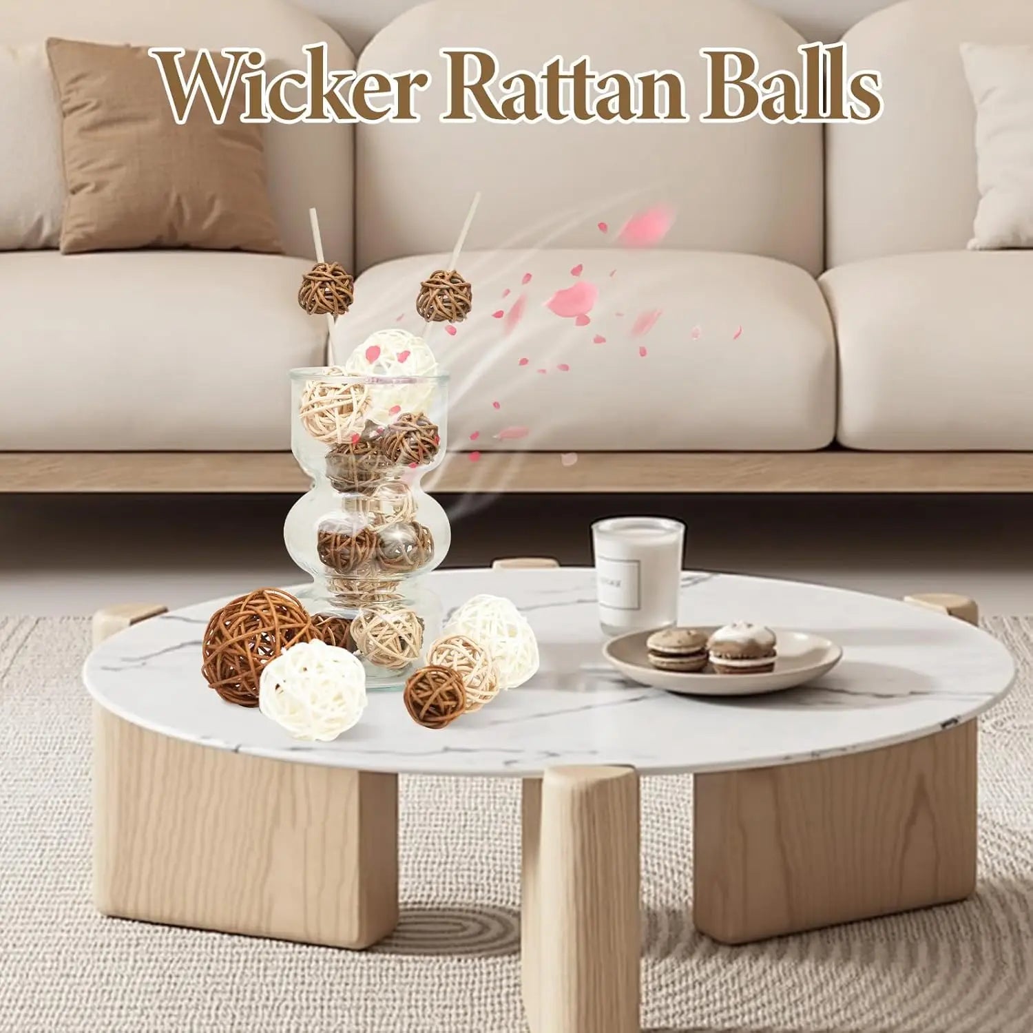Natural Woven Rattan Balls