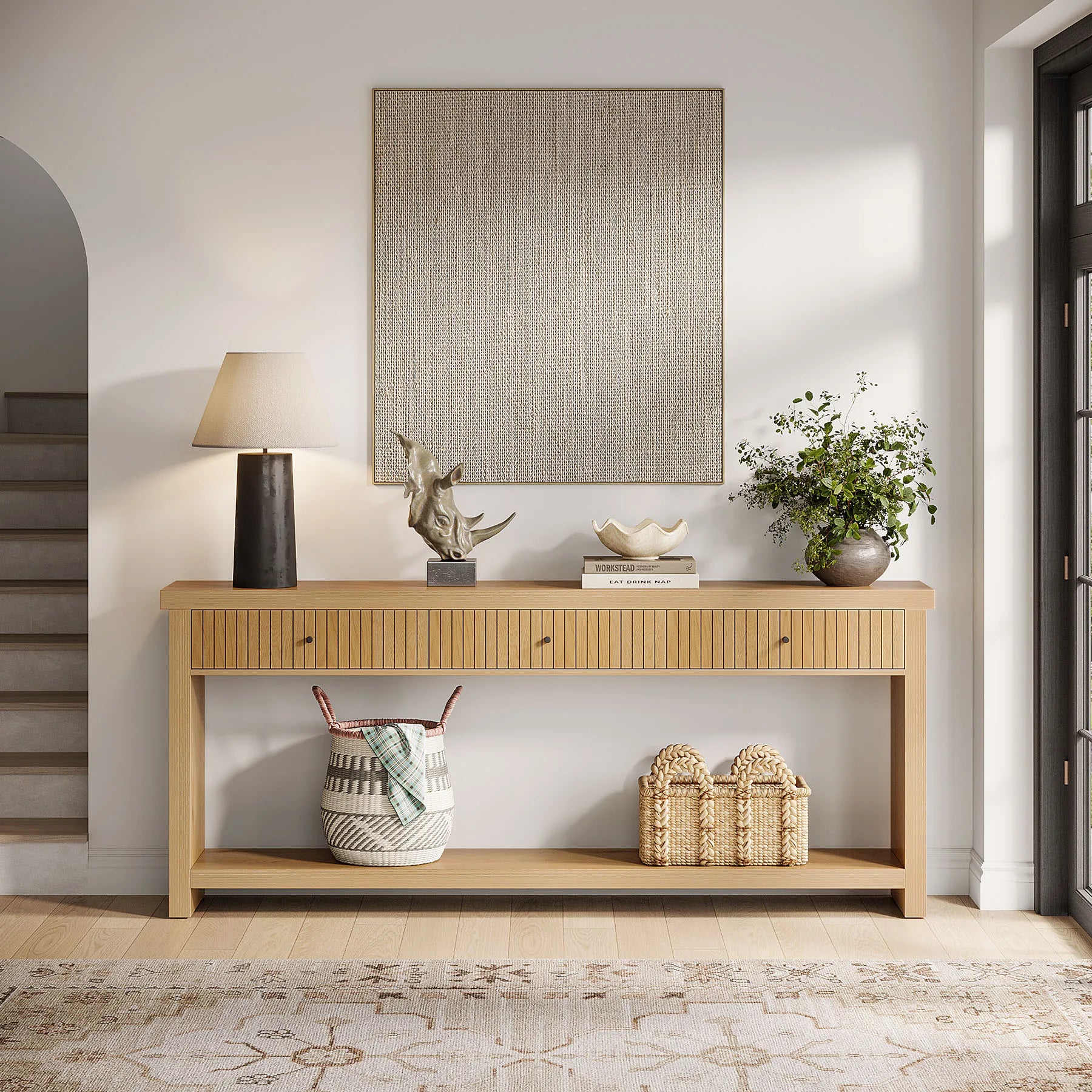 Console Table with Drawers