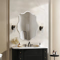 Beveled Scalloped Edge Wall Mirror