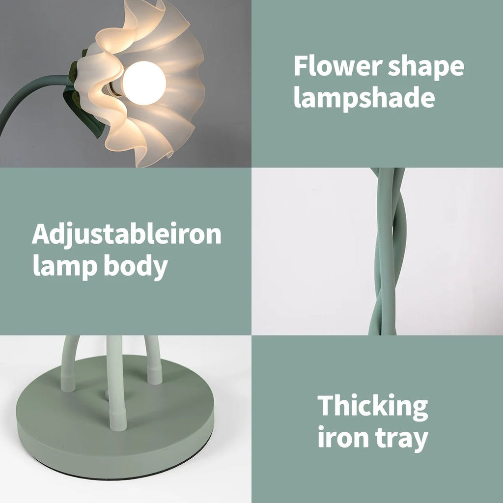 Retro Flower Floor Lamp