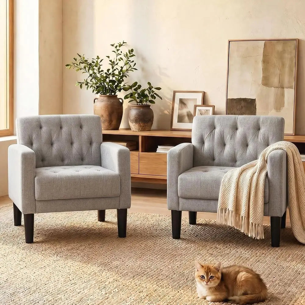 Accent Chairs Set of 2