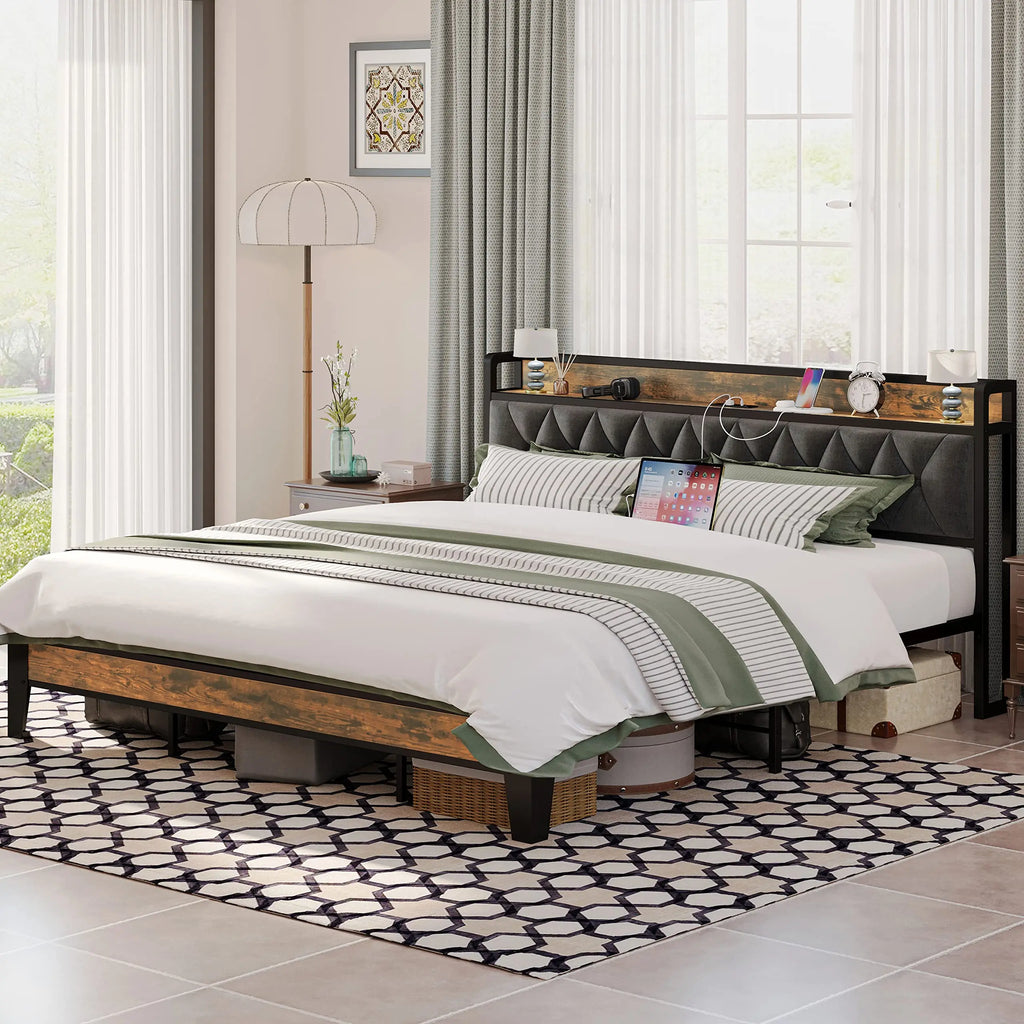 Head Board and Frame Twin/TwinXL/Full/Queen/King/CaliforniaKing Bed Frames,